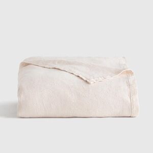 NWT QUINCE Vintage Wash European Linen Bed Cover Full/Queen Oat